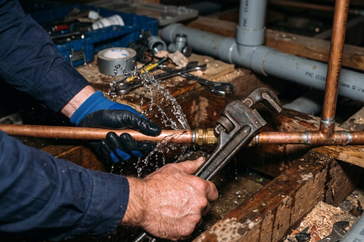 Burst pipes